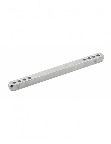 Lot de 2 carrés percés 7x100mm, accessoire pour porte intérieure - THIRARD Carré