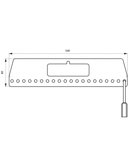 Ratelier de transport pour 20 cadenas - THIRARD Consignation