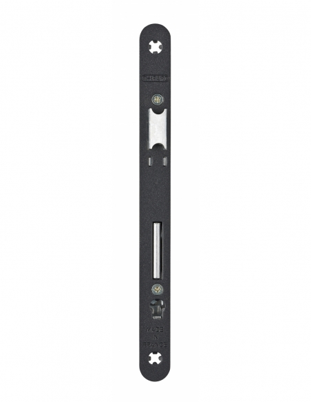 Serrure encastrable Monomax NF pour cylindre européen, axe 50mm, bouts ronds, têtière affleurante gauche - THIRARD Serrures e...