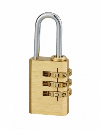 Cadenas à code 208, bagage, 21mm, 3 chiffres - THIRARD Cadenas