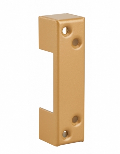 Gâche pour huisserie métallique, acier, epoxy bronze - THIRARD Gâche pour verrou