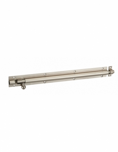 Targette, acier, pêne Ø 10mm, 32x305mm, nickel satin - THIRARD Targette