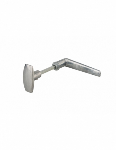 Paire bouton-bequille pour serrure en applique horizontale, carré 6mm, fourreau adaptateur 7mm, 1 portée - THIRARD Béquille