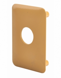 Plaque de renfort pour verrou Corvette, fixation par vis, epoxy bronze - THIRARD Plaque de renfort