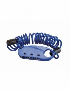 Cadenas à combinaison Extenso, 3 chiffres, intérieur, anse cable 1m - THIRARD Cadenas à combinaison