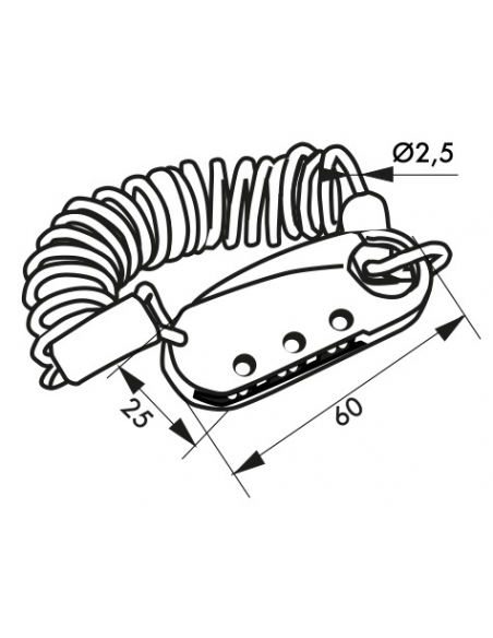 Cadenas à combinaison Extenso, 3 chiffres, intérieur, anse cable 1m - THIRARD Cadenas à combinaison