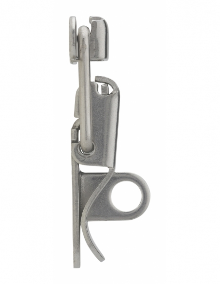 Fermeture à levier avec crochet cadenassable, inox, H.54mm, zingué - THIRARD Fermoir à levier