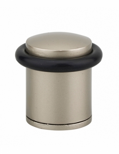 Butoir de sol, satiné, Ø 29 mm, hauteur 38 mm - Serrurerie de Picardie Stock mort