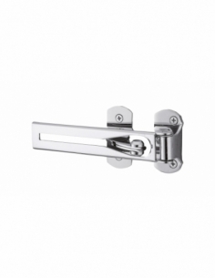 Entrebailleur pour porte d'entrée, chromé - SP Entrebailleurs de porte