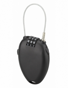 Cadenas à code, intérieur, câble enrouleur, intérieur, 3 chiffres - SP Cadenas à combinaison