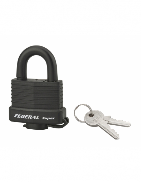 Cadenas à clé SP, anti-corrosion, 40mm, gainé PVC, anse inox, 2 clés - Serrurerie de Picardie Cadenas à clé