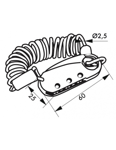 Cadenas à code, bagage, câble acier 1000mm, 3 chiffres - Serrurerie de Picardie Cadenas à combinaison