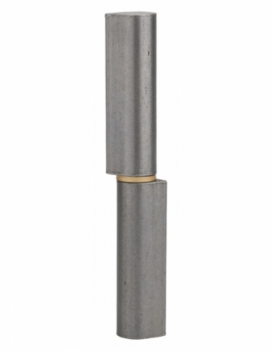 Paumelle de porte d'entrée / d'intérieur à souder, acier, H.160mm, bague laiton - THIRARD Paumelle de porte d'entrée
