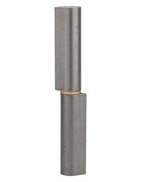 Paumelle de porte d'entrée / d'intérieur à souder, acier, H.160mm, bague laiton - THIRARD Paumelle de porte d'entrée