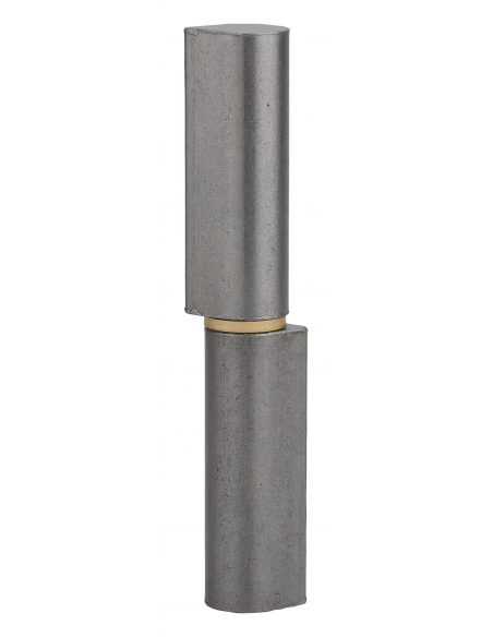 Paumelle de porte d'entrée / d'intérieur à souder, acier, H.140mm, bague laiton - THIRARD Paumelle de porte d'entrée