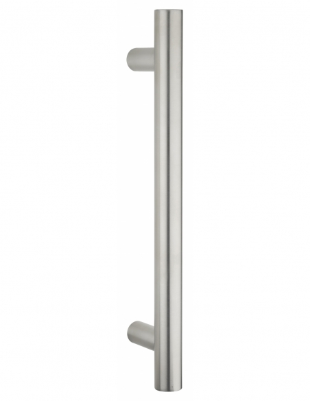 Paire de poignée pour porte battante, entr'axe 400mm, inox - THIRARD Poignée de porte battante