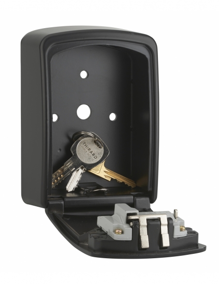 Boite à clé à combinaison, 4 chiffres, 55x105mm, acier, noir - THIRARD Boîte à clés