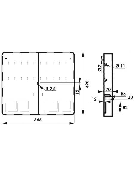 Armoire sans Porte 20 Cadenas - THIRARD Consignation