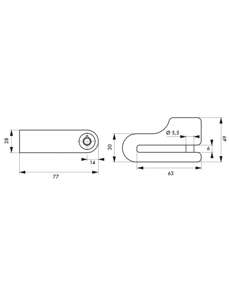 Antivol scooter Block avec câble 2 clés - THIRARD Antivol