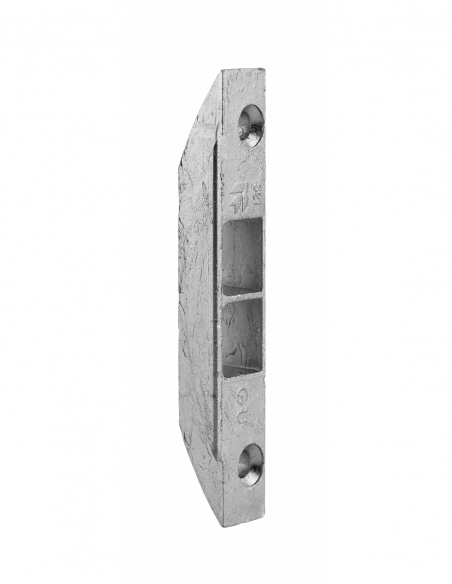 Gâche de tringle à tourpiller double pour fenêtre 2 vantaux, 90x16x11mm, 0-00321-00-01 - FERCO by THIRARD Gâche de porte