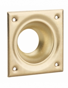 Entrée à cuvette pour verrou, Ø23mm, laiton - THIRARD Entrée à cuvette