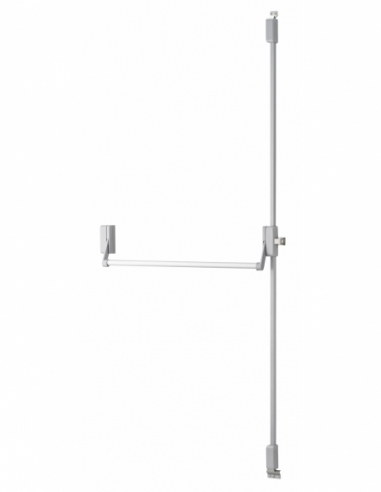 Serrure anti-panique D-Cross pour porte d'entrée 1150mm max, 2/3 pts haut et bas, réversible, gris - THIRARD Serrure anti-pan...