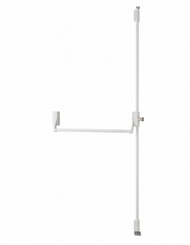 Serrure anti-panique D-Cross pour porte d'entrée 1150mm max, 2/3 pts haut et bas, réversible, blanc - THIRARD Serrure anti-pa...