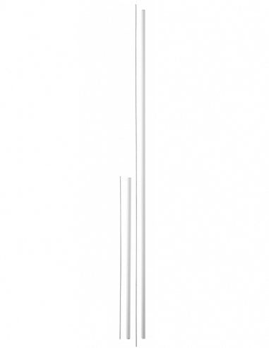 Kit de rallonge pour serrure antipanique, haut et bas, pour porte hauteur 3m max, blanc - THIRARD Serrures en applique