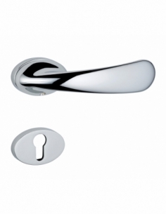 Paire de béquilles Gran prix pour porte, carré 7mm, chromé poli - THIRARD Poignée