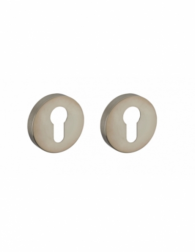 Paire de rosaces, trou de cylindre, inox - THIRARD Rosace