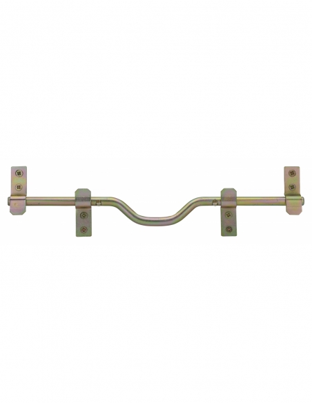 Barre de sécurité pour volet bois, non cadenassable, acier, Ø14x460mm, zingué - THIRARD Barre de sécurité de volet