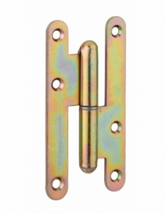 Paumelle de Paris porte d'entrée / d'intérieur, 110x55mm, acier, droite - THIRARD Paumelle de porte d'entrée