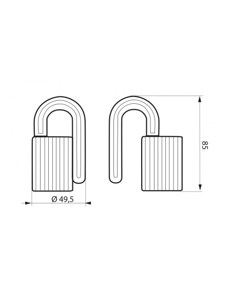 Lot de 2 entrebailleurs bloque-charnière, blanc - THIRARD Equipement