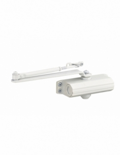 Ferme-porte automatique réversible hydraulique force 3, blanc - THIRARD Ferme porte