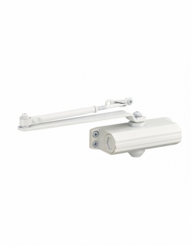 Ferme-porte automatique réversible hydraulique force 3, blanc - THIRARD Ferme porte