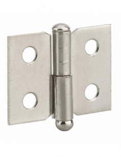 Paumelle de porte de meuble / porte légère, 30x40mm, acier, gauche - THIRARD Paumelle de porte de meuble