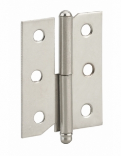 Paumelle de porte de meuble / porte légère, 50x40mm, acier, gauche - THIRARD Paumelle de porte de meuble