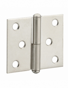 Paumelle de porte de meuble / porte légère, 40x50mm, acier, gauche - THIRARD Paumelle de porte de meuble