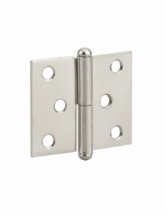 Paumelle de porte de meuble / porte légère, 40x50mm, acier, droite - THIRARD Paumelle de porte de meuble