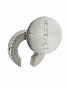 Obturateur pour cylindre européen, Ø 29mm, laiton chromé - THIRARD Cylindre de serrure