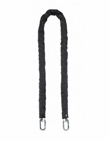 Chaîne acier gainé nylon Loops, vélo, moto, barrières, 1.5m, noir - THIRARD Chaîne