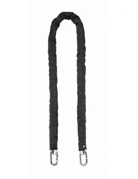 Chaîne acier gainé nylon Loops, vélo, moto, barrières, 1.5m, noir - THIRARD Chaîne