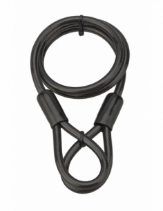 Câble antivol Twisty, vélo, abris de jardin, Ø 10, 1.20m, acier gaine PVC - THIRARD Câble