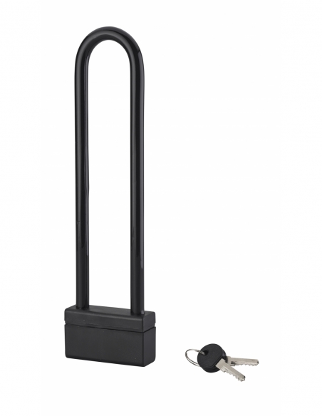 Antivol U anse acier cémenté gaînée, Ø10mm, largeur 70mm, hauteur 300mm - THIRARD Antivols à clé