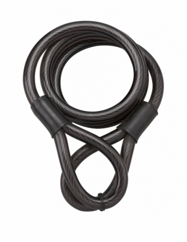 Câble antivol Twisty, vélo, abris de jardin, Ø 15, 1.80m, acier gaine PVC - THIRARD Câble
