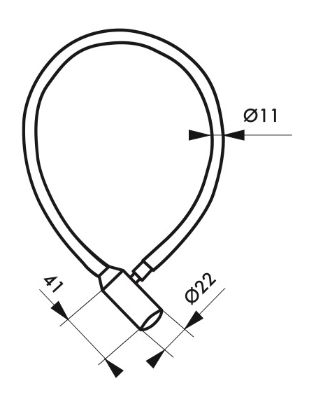 Lot de 3 antivols à clé Twisty, câble acier, vélo, 5mmx0.5m, 2 clés - THIRARD Antivol