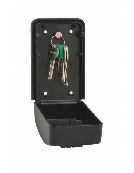 Boite à clé à combinaison, 4 chiffres, acier, 47x75mm, noir - THIRARD Boîte à clés