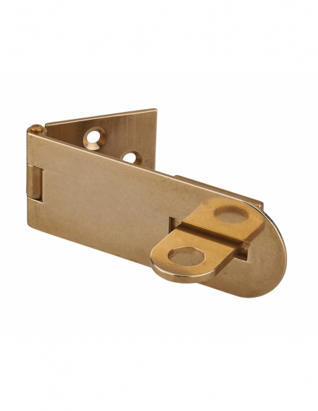 Porte-cadenas à recouvrement, laiton, fermeture de coffres et portes - THIRARD Porte cadenas