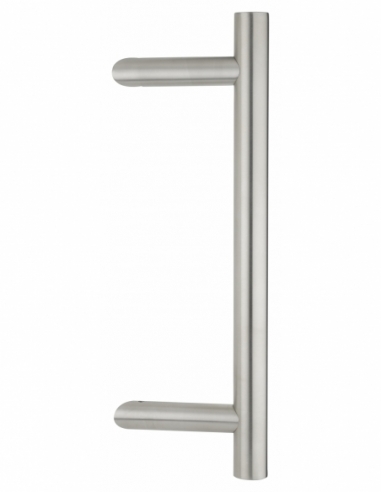 Paire de poignée pour porte battante, inox, entr'axe 400mm - THIRARD Poignée de porte battante