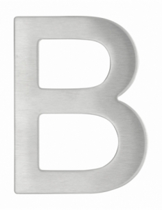 Lettre B inox H.76mm adhésif - THIRARD Lettres à coller
